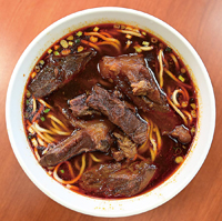 牛肉麺の写真