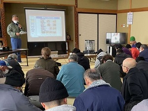 地区住民に対する避難要領の講習