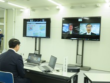 広島県との総合防災情報システム運用開始式1