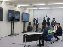 広島県との総合防災情報システム運用開始式2