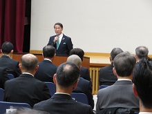 長期在職退職者辞令交付2