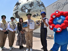 鳥取県&シグネチャーパビリオン「いのちめぐる冒険」との連携協定調印式2
