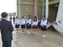 鳥取県セーリング連盟所属の高校生及び中学生のセーリング競技国際大会出場激励会1