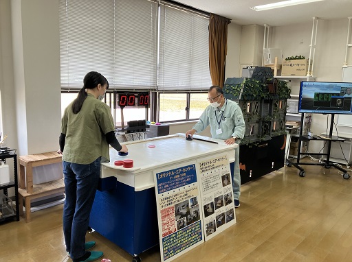製作ゲーム機実演