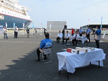 クルーズ船「にっぽん丸」歓迎イベント1