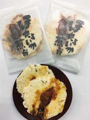 ほたるいか姿焼き煎餅の写真