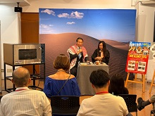「鳥取・ヨルダン砂同盟フェア」メディア発表会1