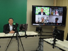 鳥取県沖・隠岐海嶺からの塊状メタンハイドレート採取に係る報告会1
