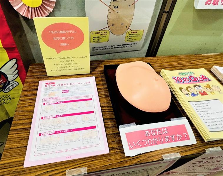 ピンクリボン月間パネル展示３