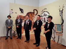 県立美術館企画展「The 花鳥画」開幕セレモニー2