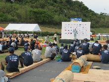 第4回日本伐木チャンピオンシップin鳥取 開会式2