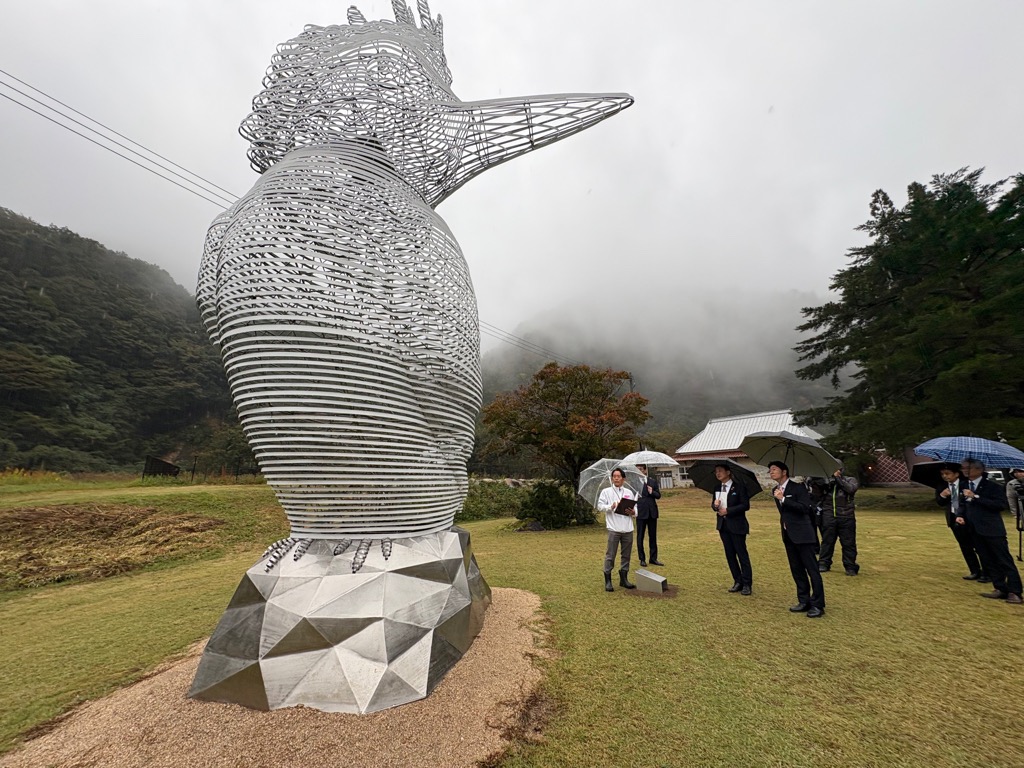 山に響くこだまの視察