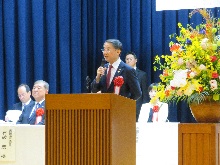 八頭町合併20周年記念式典1