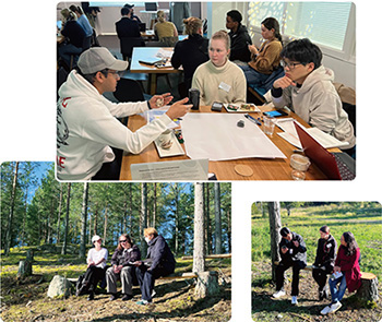 フィンランドとの学生相互派遣の様子