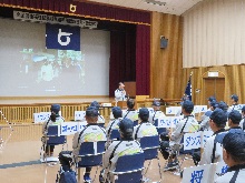 全国健康福祉祭ぎふ大会（ねんりんピック岐阜2025）鳥取県選手団県旗授与・激励式2