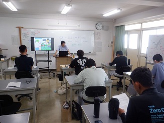 建設会社社長による講義