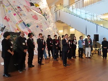 鳥取県立美術館企画展「コネクションズ展」開幕セレモニー1