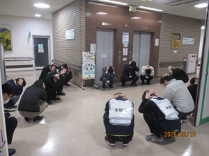 館内の避難行動