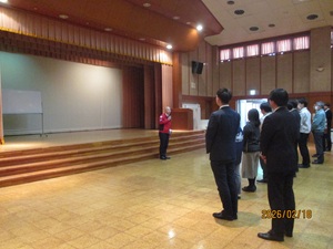 消防庁による訓練講評