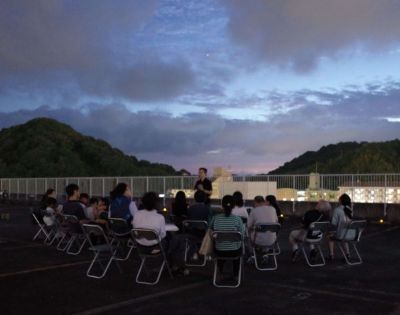 星空観察会の様子