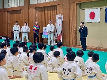 天理大学柔道部合宿柔道交流教室(WMG機運醸成イベント)1