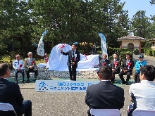 鳥取うみなみロードモニュメント設置記念セレモニー1