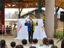 「ポケモン・サンド砂オブジェ」お披露目式1