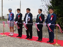 「鳥取だいせんサイクルバス」運行開始セレモニー2