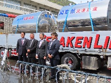 有限会社寺谷建材との災害時における給水支援等に関する協定締結式2