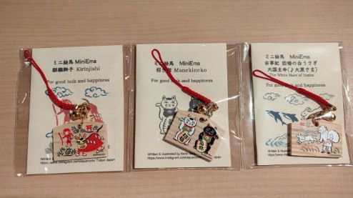 物語作家Norinさんのグッツ「ミニ絵馬」