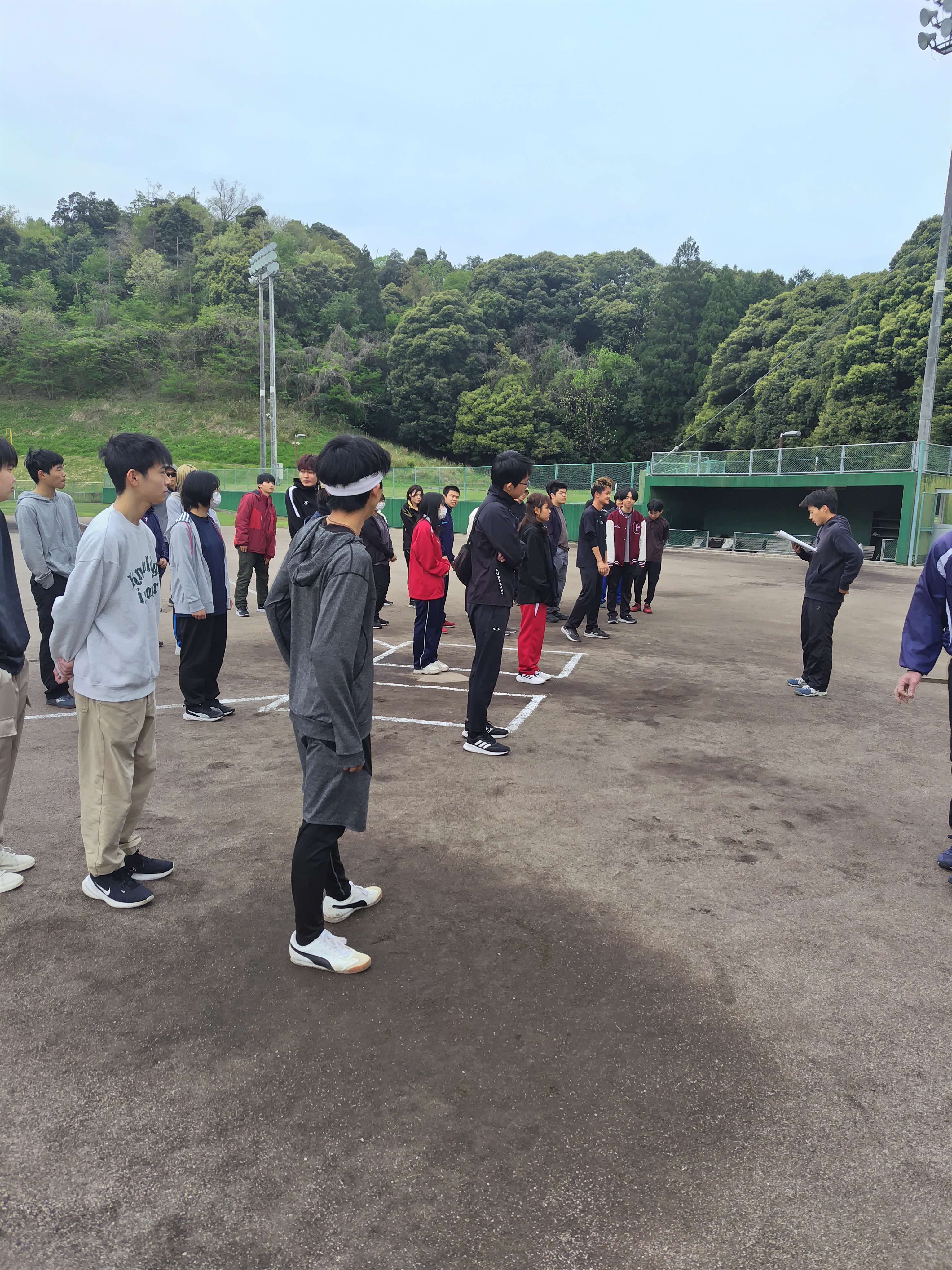 ソフトボールの様子です。