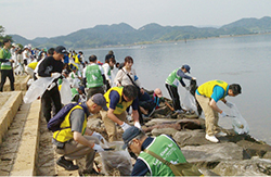 中海・宍道湖一斉清掃の様子