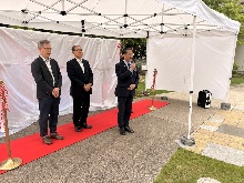 国立健康危機管理研究機構国際庭園「とっとりフラワーガーデン」オープニングセレモニー1