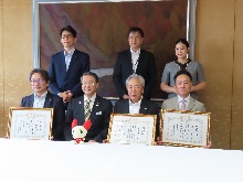 献血運動推進協力団体に対する感謝状贈呈式2