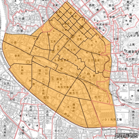 重点区域（鳥取市(1)）
