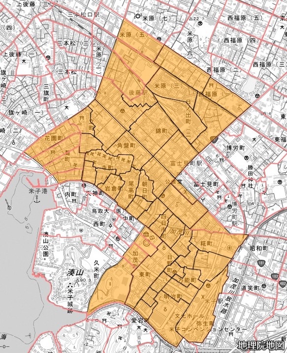 重点区域（米子市(1)）