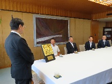 鳥取城北高等学校硬式野球部からの第108回全国高等学校野球選手権大会出場報告会1