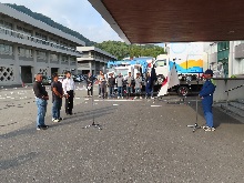 令和8年熊本地震に係る氷川町への給水車等派遣 出発式2