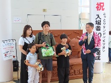 とっとりサンドパビリオン来館者10万人達成記念セレモニー1