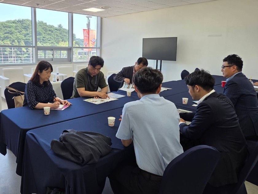 「世界マスターズ卓球 江陵大会」視察