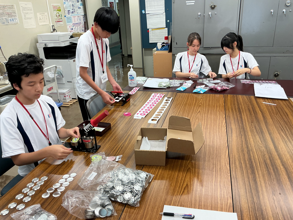 職場体験の様子