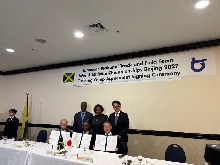北京2027世界陸上ジャマイカ代表選手団事前キャンプ協定締結式1