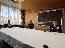 防衛省からの航空自衛隊の無人偵察機墜落に係る報告会1