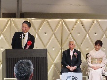 清水雅文氏黄綬褒章を祝う会1