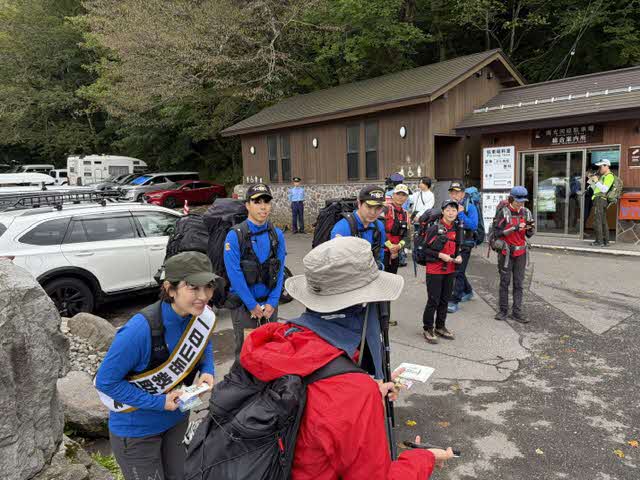 １日山岳遭難救助隊長