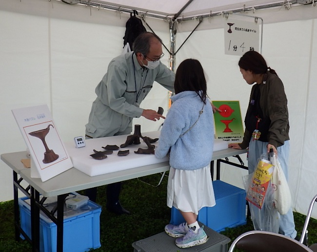 木製高坏形の土器パズル