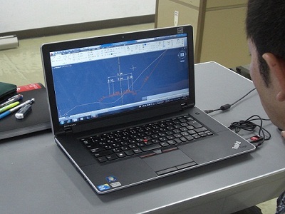 CAD製図実習の画像
