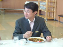 若桜鹿カレー試食