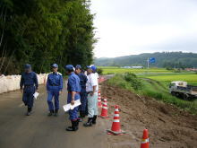 災害現場