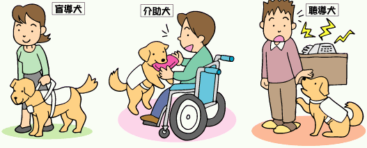 盲導犬などの補助犬